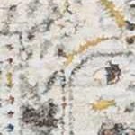 ivory, blue, mustard, peach, ice blue, medium gray