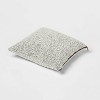 Woven Boucle Square Throw Pillow with Exposed Zipper - Threshold™ - 3 of 4