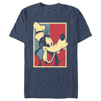 Men's Mickey & Friends Red White and Goofy T-Shirt
