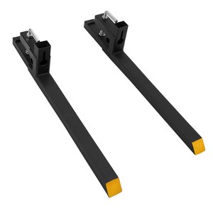 Pallet Forks, Clip-On Pallet Forks, Heavy-Duty Tractor Forks, Bucket Forks for Tractor Attachments, Skid-Steer Loader Buckets - 1 of 4