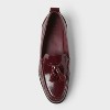Women’s Evelyn Tassel Loafers with Memory Foam Insole – A New day™ Burgundy - 3 of 4