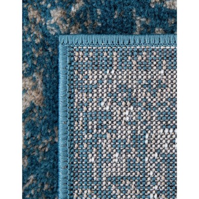 Casino Sofia Chic Blue Rectangular Indoor Rug