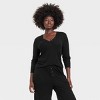 Women's Ribbed Henley Pajama Top - Auden™ - 4 of 4