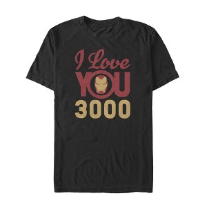 Men's Marvel Iron Man Love 3000 T-Shirt - 1 of 4