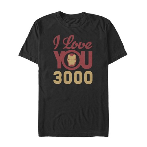 Men's Marvel Iron Man Love 3000 T-Shirt - image 1 of 4