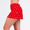 Calypsa Women's Chlorine Resistant High Waisted Mini Swim Skirt With Shorts Plus Size - 3 of 4