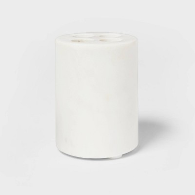 Marble Toothbrush Holder White - Threshold™