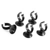 Unique Bargains Aquarium Fish Tank Suction Cup Heater Clips Clamps Holder Black 5 Pcs - 2 of 3