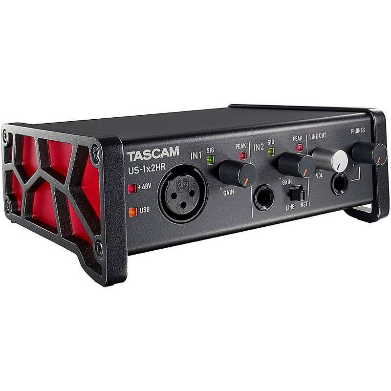 TASCAM US-1X2HR 2-Channel USB Audio Interface, 1 of 4