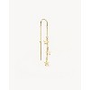 Dangle Threader Earrings for Women: Dainty 14k Gold Plated Drop Long Chain Earrings Trendy Non Tarnish Elegant Cubic - 4 of 4