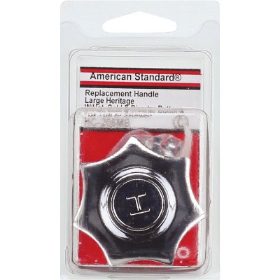 Large Chrome Heritage Faucet Handle with Hot and Cold Buttons