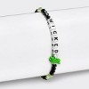 Wicked x Little Words Project Wicked Beaded Bracelet - Black - 2 of 4