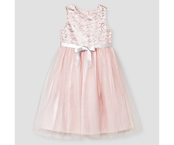 Girls' Sparkle Skirt Dress - Tevolio&#153; Pink 6X