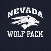 Women's University of Nevada Large Cap Sleeve Baby Rib Crop Top Navy - 3 of 4