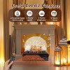 ZAFRO Electric Fireplace Log Heater 750W/1500W, 20" Electric Fireplace Insert Log Set, Adjustable FlameBrightness&Speed,8H Timer - 2 of 4