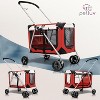 PetLuv Large Premium Cat Stroller. Fits Up to 2 Cats. Pet Stroller with Top Loading & Side Loading, Soft Sided, Foldable Pet Crate. - 2 of 4