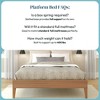 Now Furniture Full Size Bed Frame, Wooden Platform Bed - 4 of 4