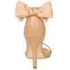 Allegra K Women's Bow Back Ankle Straps Stiletto High Heel Sandals - 3 of 4