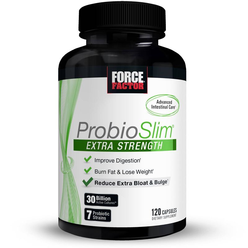 Force Factor ProbioSlim Extra Strength Probiotic Supplement - 120ct, 1 of 7