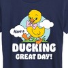 Women's - Instant Message - Ducking Great Day Short Sleeve Graphic T-Shirt - 2 of 4