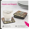 Pimpernel Boat Scene Coasters - Set of 6 Square Cork Backed Coasters with Nautical Watercolor Designs - Heat & Stain Resistant Drink Mats - 3 of 4