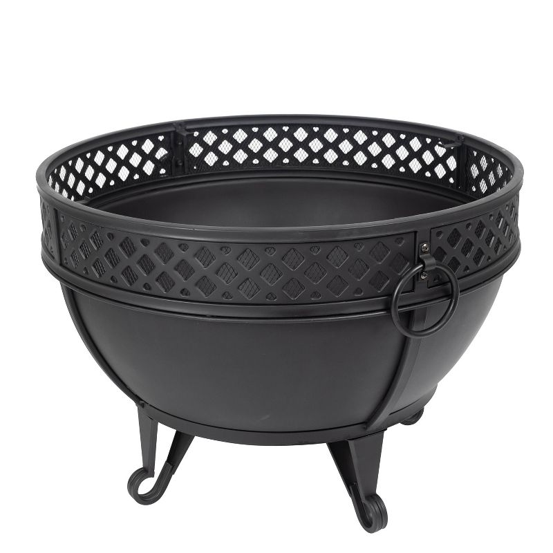 Gable 27&#34; Fire Pit with Cooking Grid - Pleasant Hearth, 4 of 12