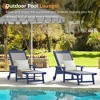 Arceso Chaise Lounge Chair Outdoor with Adjustable Backrest, Wheels for Backyard, Poolside - 2 of 4