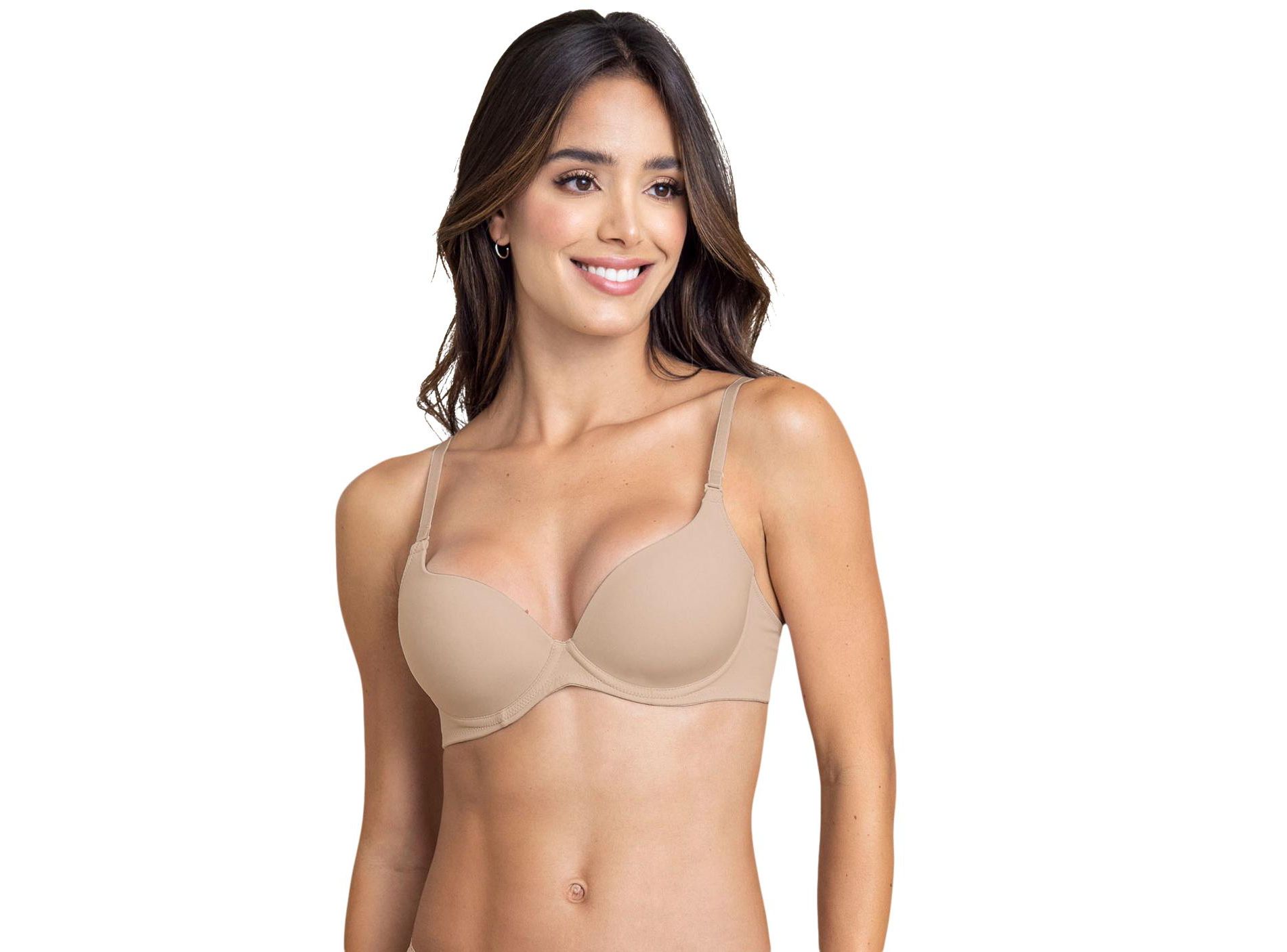 Leonisa Ultra-Light Underwire Bra daily T-shirt Womens Bras - Beige 32B