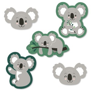 Big Dot of Happiness Koala Cutie - DIY Shaped Bear Birthday Party and Baby Shower Cut-Outs - 24 Count - 1 of 4