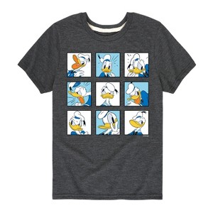 Boys' - Disney - Donald Grid Short Sleeve Graphic T-Shirt - 1 of 4