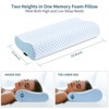 Itopfox Cervical Pillow for Neck Pain Relief, Contour Memory Foam Pillow for Sleeping, Odorless Ergonomic Pillow Adjustable Orthopedic Cooling Pillow - 3 of 4