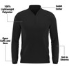 Men's Manhattan College Adult Active Sport 1/4 Zip Pullover Left Chest Logo - 3 of 4