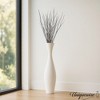 Uniquewise Tall Decorative Bamboo Floor Vase with Natural Dried Twig Fillers Modern Home & Office Decor Accent for Living Room or Corner Display - 3 of 4