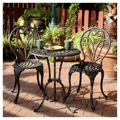 Heavy duty cast iron bistro set new arrivals