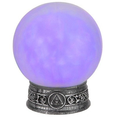 Northlight 8" LED Lighted Mystical Crystal Ball with Sound Halloween Decoration