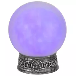 Northlight 8" LED Lighted Mystical Crystal Ball with Sound Halloween Decoration
