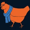 Men's Design By Humans The Hipster Chicken By TabithaDesigns T-Shirt - 2 of 4