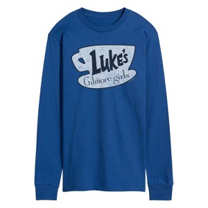 Men's - Gilmore Girls - Lukes Coffee Long Sleeve Graphic T-Shirt - 1 of 3