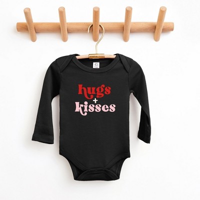 The Juniper Shop Hugs And Kisses Baby Long Sleeve Bodysuit