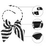Allegra K Women's Pre-Tied Striped Uniform Adjustable Bowknot Bowtie - 4 of 4