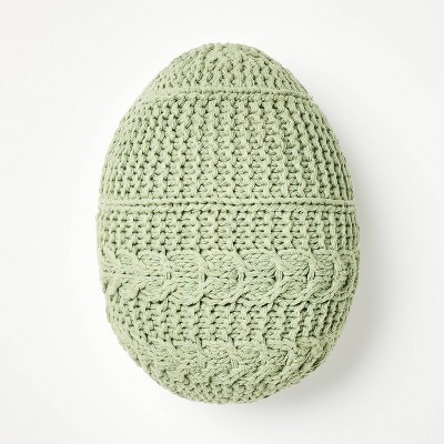 Shaped Crochet Egg Throw Pillow - Threshold™ designed with Studio McGee