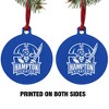 Hampton University Pirates Logo Aluminum Holiday Christmas Tree Ornament - 2 of 4