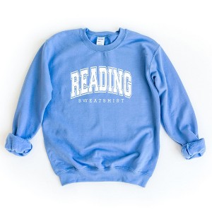 Simply Sage Market Women's Graphic Sweatshirt Reading Sweatshirt Varsity - 1 of 3