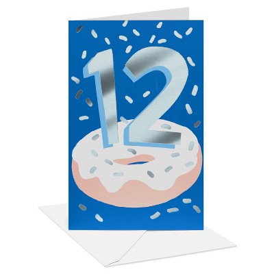 Carlton Cards 12th Birthday Card for Kids' Totally Sweet