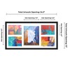 PosterPalooza | Black Finish Collage Frame - White Mat, 20 Frame Sizes to Choose From, UV Acrylic - 2 of 4