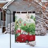 Northlight Red Car and Christmas Tree Outdoor Garden Flag 12.5" x 18" - image 3 of 3