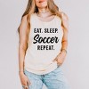 Simply Sage Market Women's Eat Sleep Soccer Repeat Racerback Tank - 2 of 2