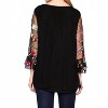 Women's Snapdragon Floral Embroidered Top - SEE AND BE SEEN - 3 of 4