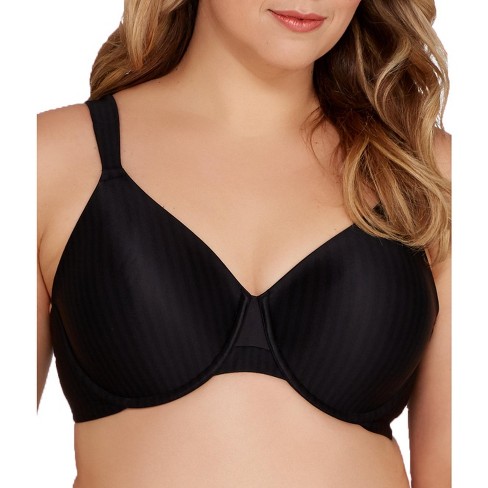 Playtex Women's Secrets Perfectly Smooth T-shirt Bra - 4747 44d Black  Stripe : Target