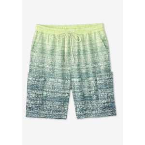 KingSize Men's Big & Tall 8" Cargo Shorts With Super Stretch Liner - 1 of 4